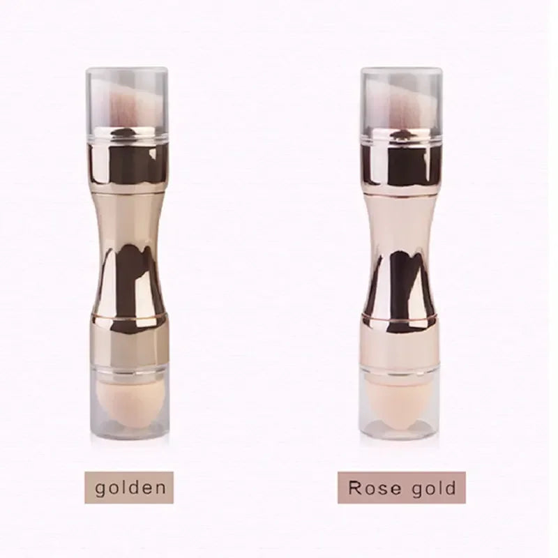 4 in 1 makeup brush open showing multi-function heads