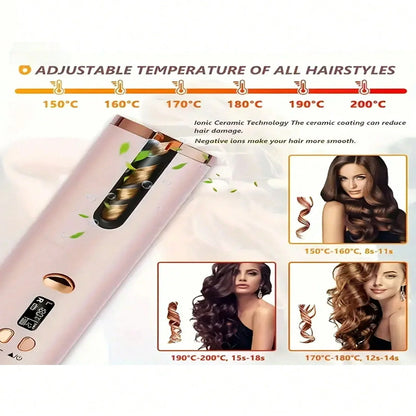 Cordless Automatic Hair Curler