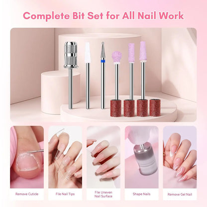 adjustable speed control electric nail drill for salon and home