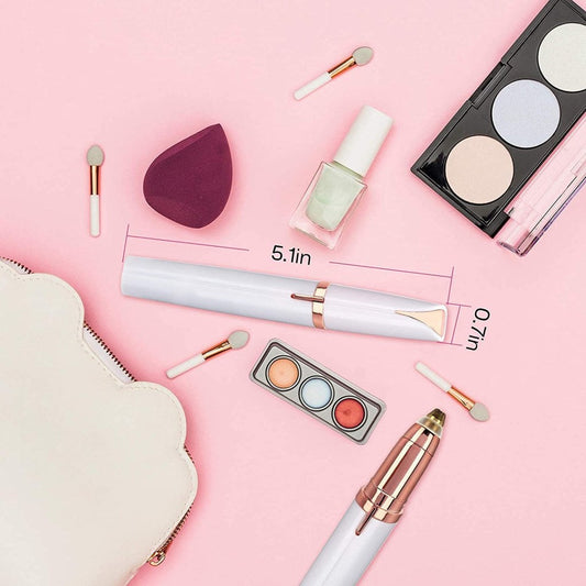 electric eyebrow trimmer rechargeable LED precision