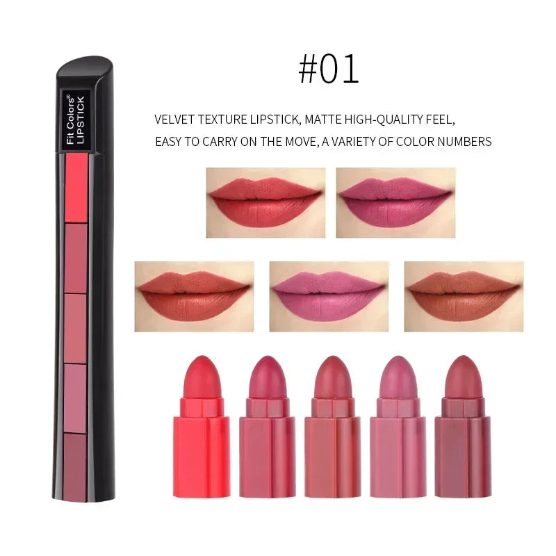 long lasting lipstick waterproof matte finish