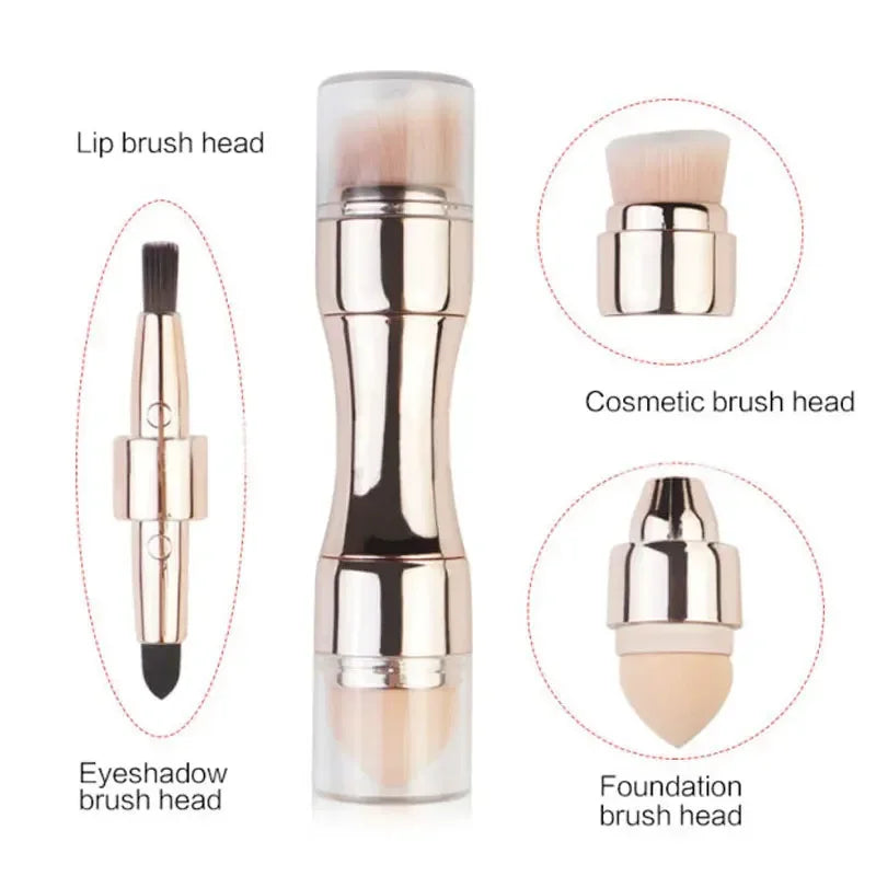 multi-function makeup brush for foundation and contour