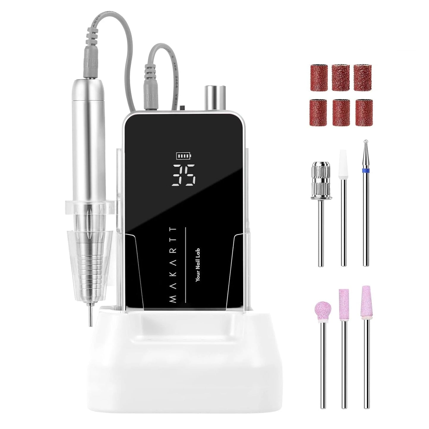 professional electric nail drill file machine for acrylic gel and dip powder